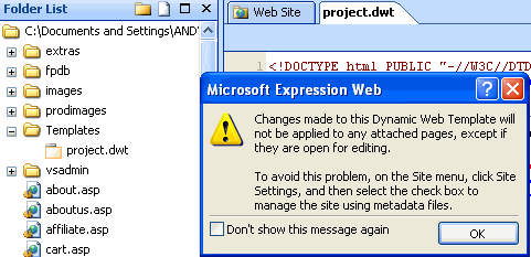 Expression Web help