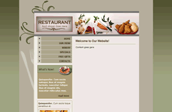 Website template food & drink 002 #2