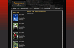 Website template photography 001
