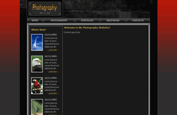 Website template photography 001 #2