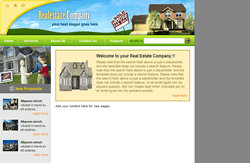 Website template real estate 001