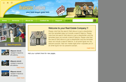 Website template real estate 001 #2