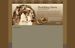 Website template wedding 001 #2